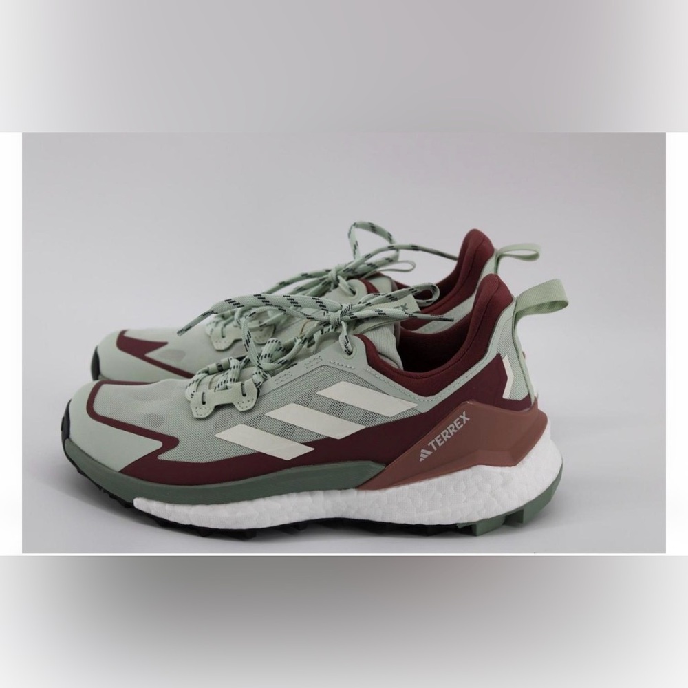 Adidas Terrex Sneakers in Green and Maroon